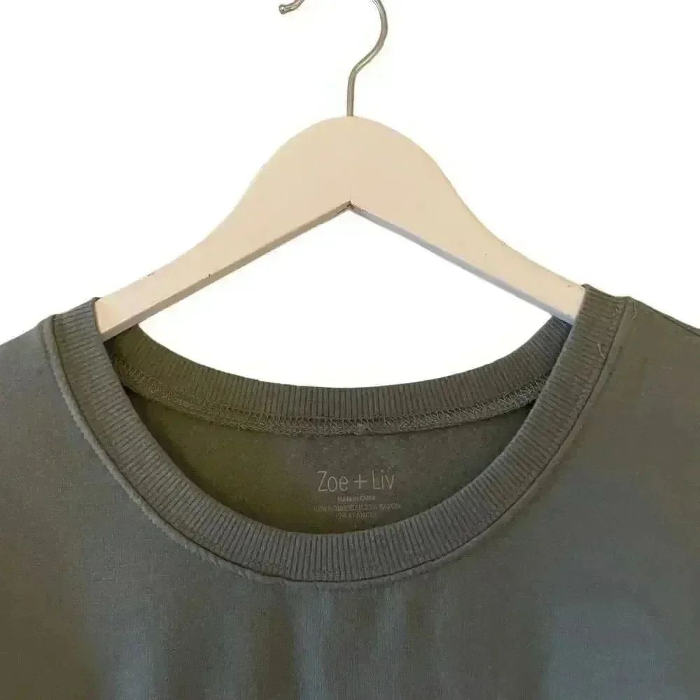 Zoe + Liv Women's Note to Self Graphic Soft Cozy Athleisure Long Sleeves SZ L - Picture 4 of 11